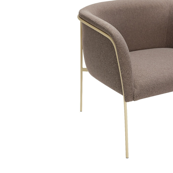 Eyrie Lounge Tool, Pruun / Helekollane - Hübsch - snug.ee