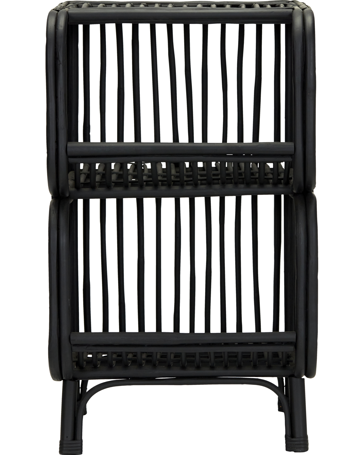 Shelf Rotangist Abilaud / Riiul, Must