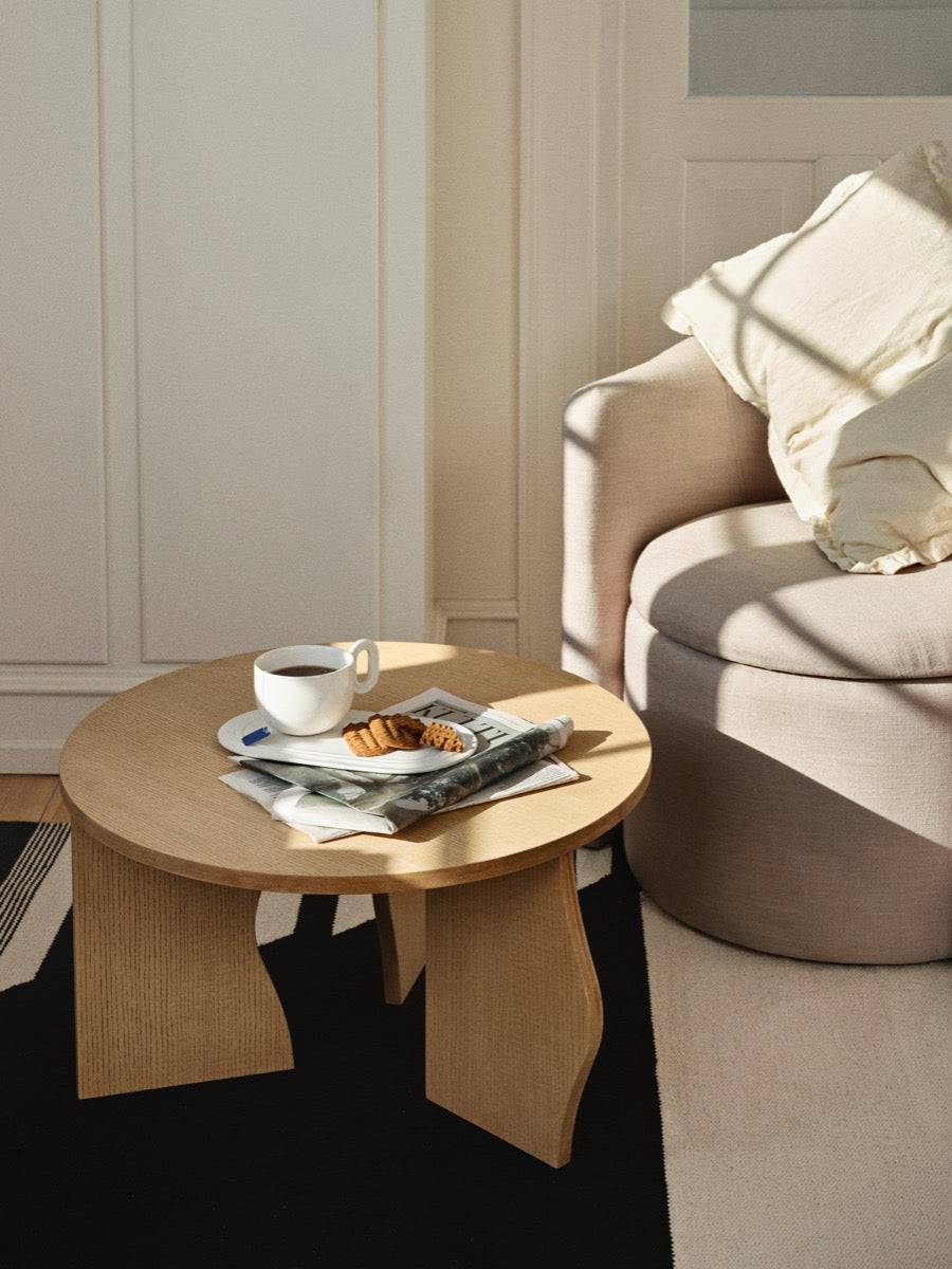 Brook Ümmargune Diivanilaud, Naturaalne - Broste Copenhagen - snug.ee