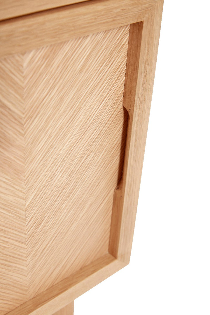 Herringbone Öökapp, Tamm - Hübsch - snug.ee