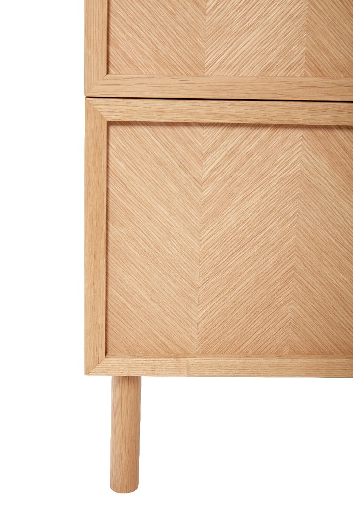 Herringbone Öökapp, Tamm - Hübsch - snug.ee
