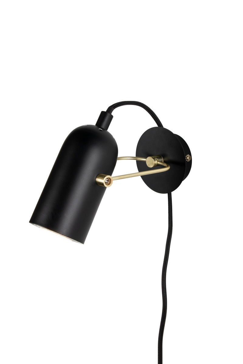 Swan Mini Seinavalgusti, Must - Globen Lighting - snug.ee