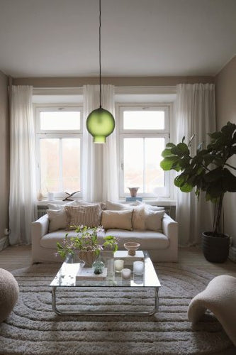 Bams 25 Rippvalgusti, Roheline - Globen Lighting - snug.ee