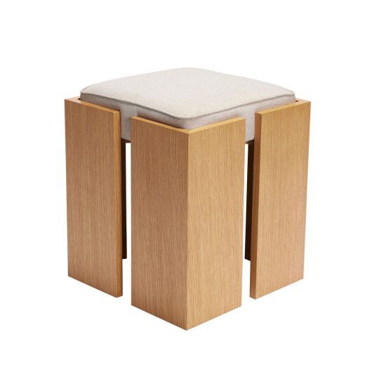 Forma Taburet, Tamm - Hübsch - snug.ee