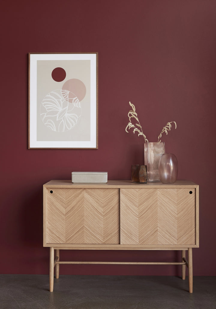 Herringbone Tammepuidust Kummut - Hübsch Disainmööbel - snug.ee