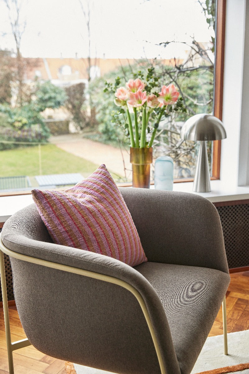 Eyrie Lounge Tool, Pruun / Helekollane - Hübsch - snug.ee
