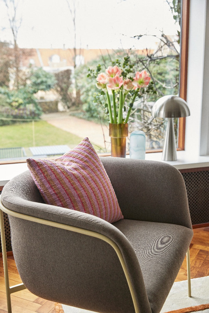 Eyrie Lounge Tool, Pruun / Helekollane - Hübsch - snug.ee