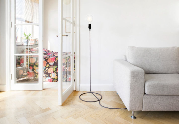 Cord Põrandavalgusti, Must - Design House Stockholm - snug.ee