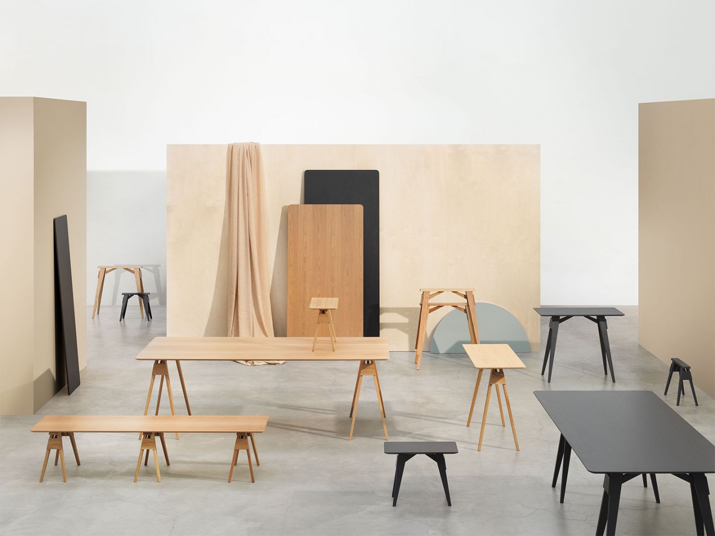Arco Konsoollaud, Naturaalne Tamm - Design House Stockholm - snug.ee