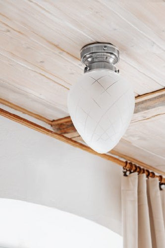 Juni IP44 Plafoonvalgusti, Antiikne Teras - Globen Lighting - snug.ee