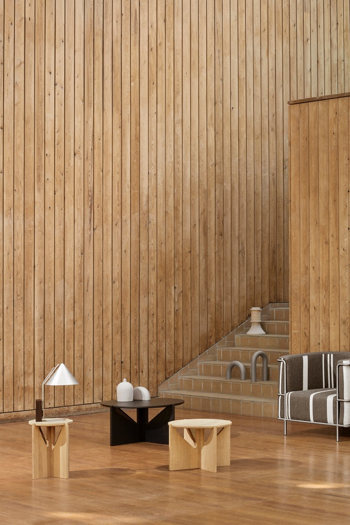 Simple Ümmargune Diivanilaud, Tamm - Kristina Dam - snug.ee