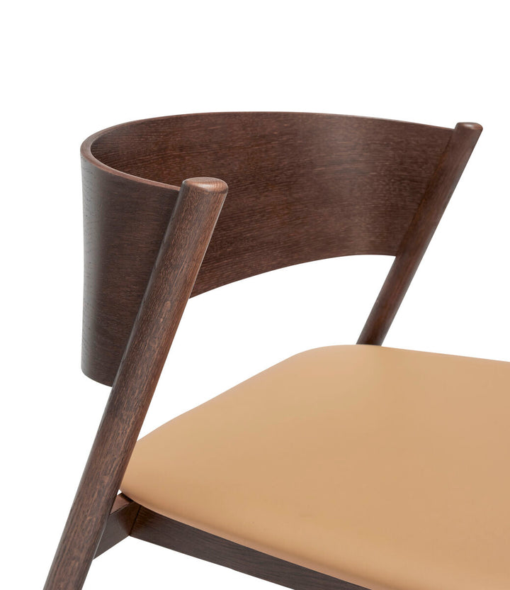 Oblique Lounge Tool, Tumepruun - Hübsch - snug.ee