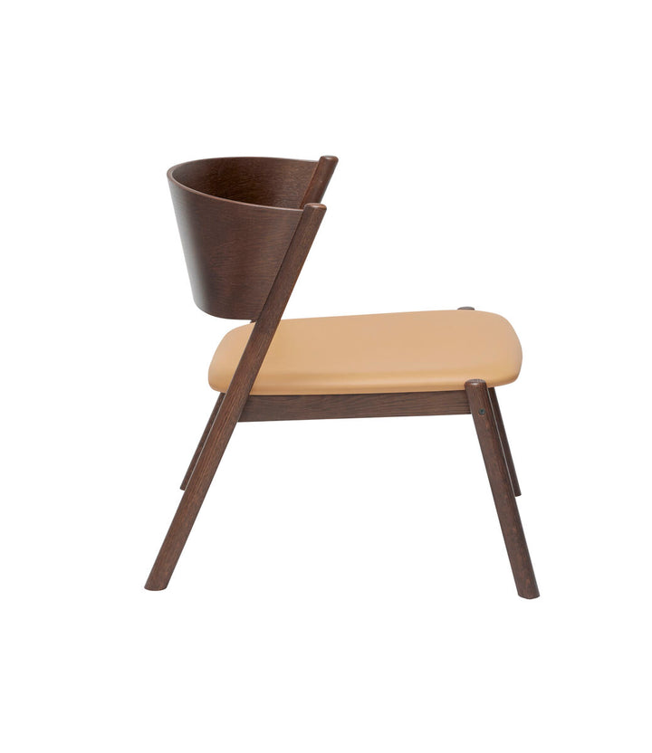 Oblique Lounge Tool, Tumepruun - Hübsch - snug.ee