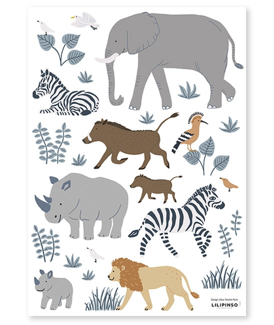 Lastetoa Seinakleebised, Big Five & Cie A3 - Lilipinso - snug.ee