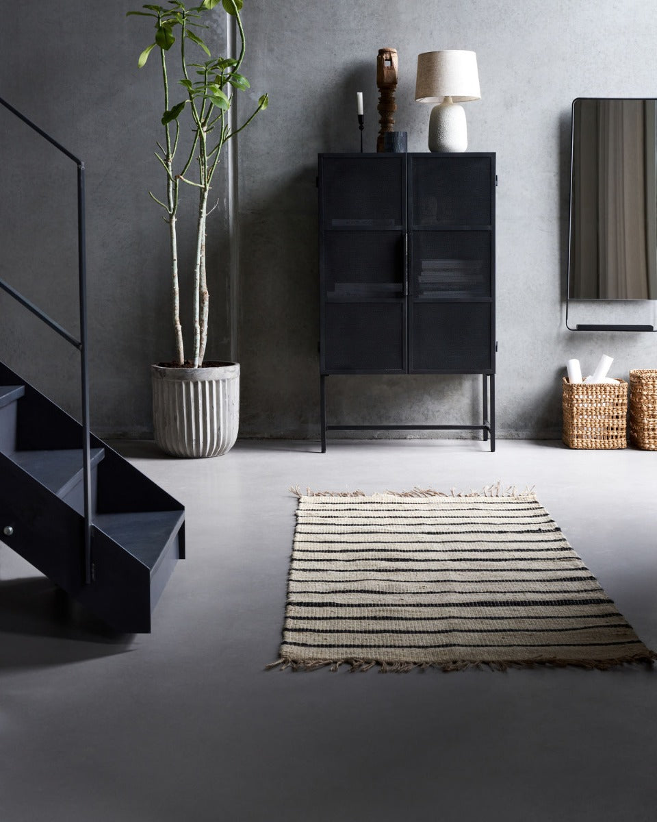 Sima 200 Vaip, Naturaalne & Must - House Doctor - snug.ee
